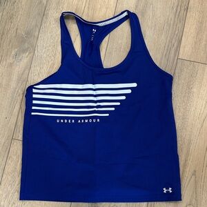 Under Armour Women's Racerback Blue Tank Top